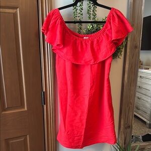 Tommy Bahama Ruffled Off-the-Shoulder Dress